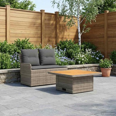 Garden with armchair and...