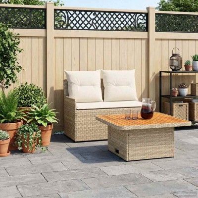 Garden with armchair and...