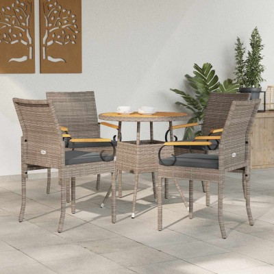 Garden chairs 4 pcs. Gray...