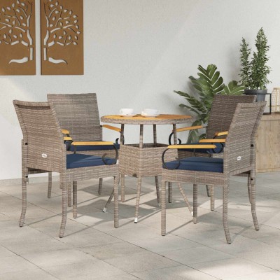 Garden chairs 4 pcs. Gray...