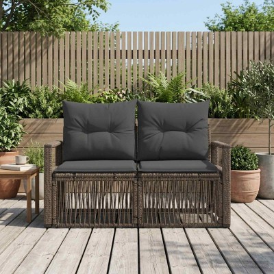 Garden sofa 2-Seats Gray...