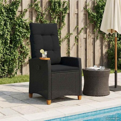 Adjustable chair with tea...