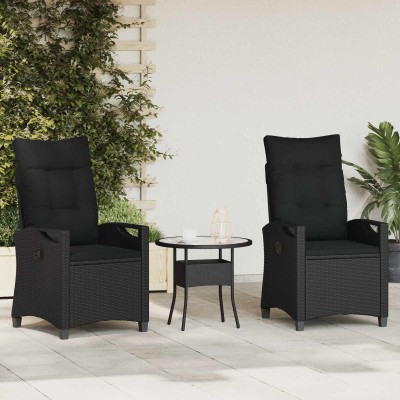 Garden chair 2 pcs. Black...