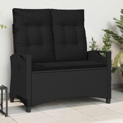 Garden bench Black 105 x 60...
