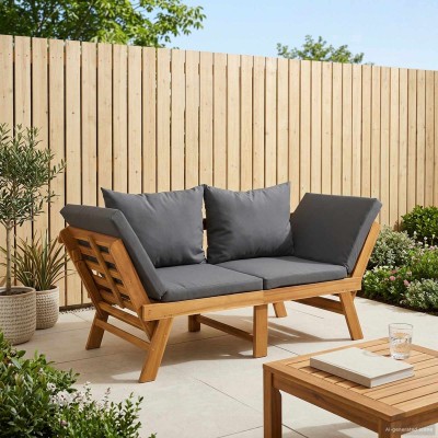 3-in-1 Garden bench with...