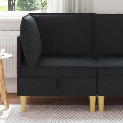 Sofa su saugojimu Audinys