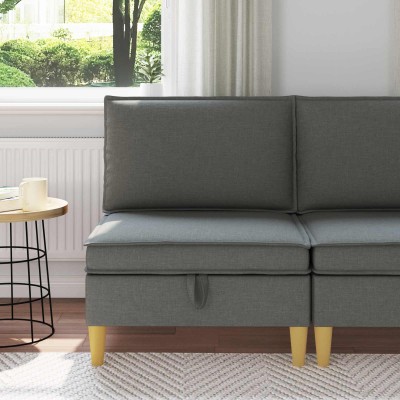 Sofa su saugojimu Audinys