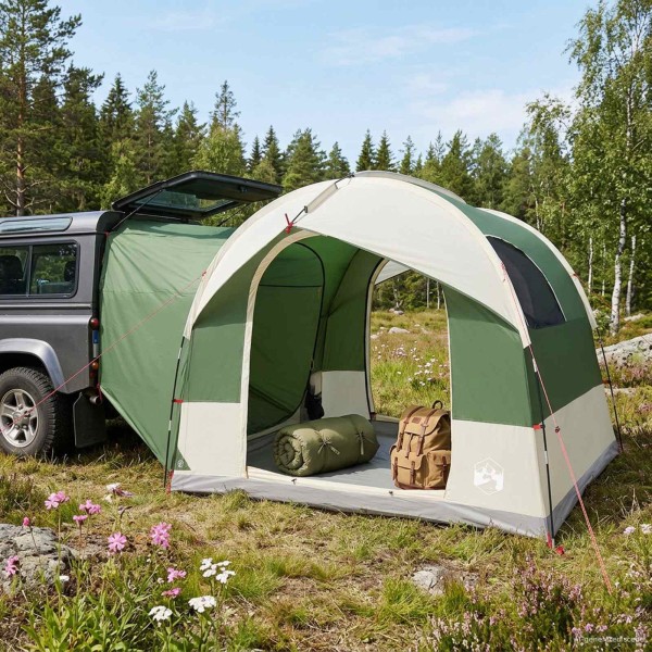 Back Tent with Rain Shield Waterproof Green