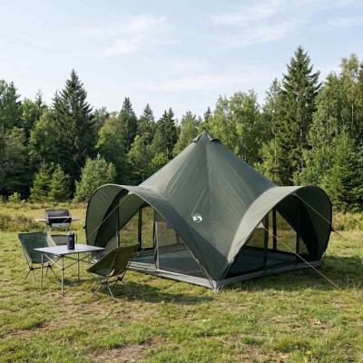 Tipi tent Army green for 6...