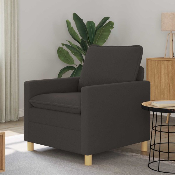Sofa Dark gray 76 x 81 x 87.5 cm Fabric