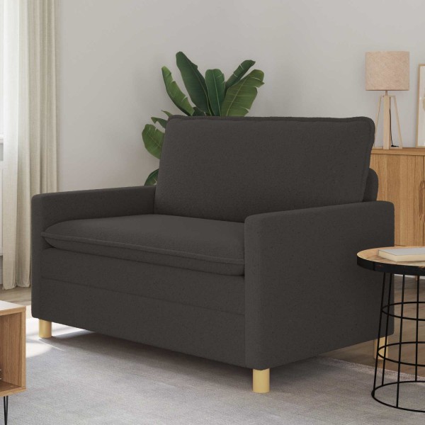 Sofa Dark gray 126 x 81 x 87.5 cm Fabric