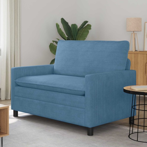 Sofa Blue 126 x 81 x 87.5 cm Fabric