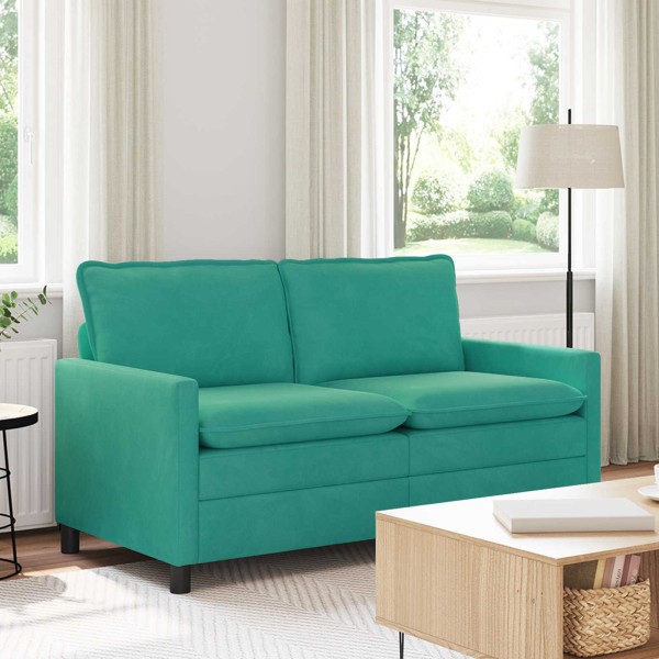Sofa Turquoise 156 x 81 x 87.5 cm Velvet