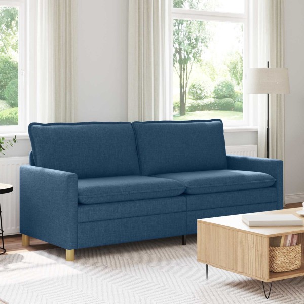Sofa Blue 196 x 81 x 87.5 cm Fabric