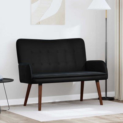 Dvitaškė sofa Juoda 115 x...