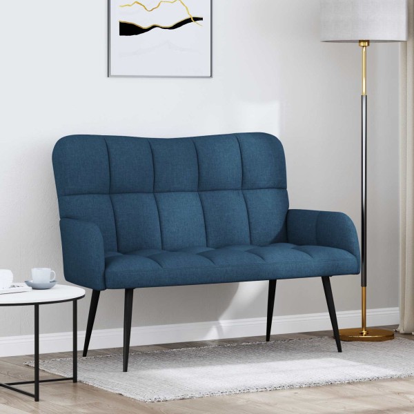 Dvitaškė sofa Mėlyna 115 x 61 x 87 cm Audinys