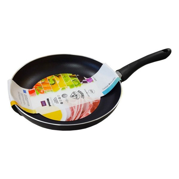 Non-stick frying pan EDM Basic Line Whitford Technology Musta Alumiini Ø 28 cm