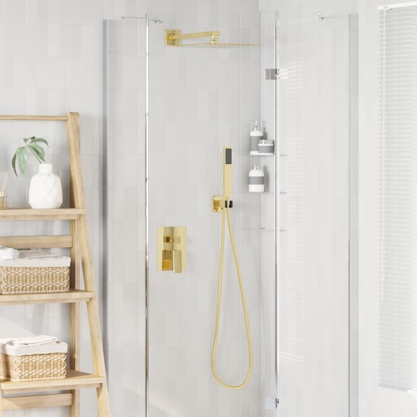 Concealed shower system (square) Gold