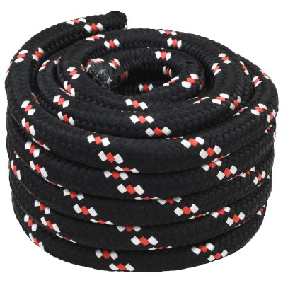 Boat rope 6 mm 10 m Black...