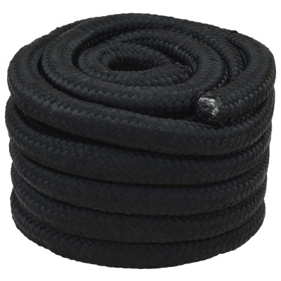 Boat rope 6 mm 10 m Black