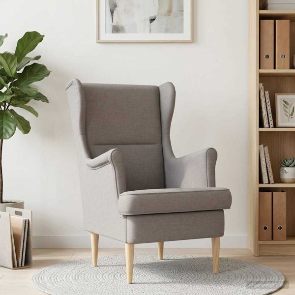 armchair Taupe fabric