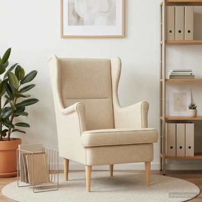 armchair Cream fabric