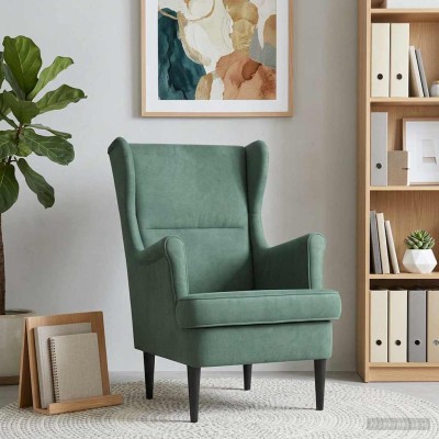 Armchair Navy green Velvet
