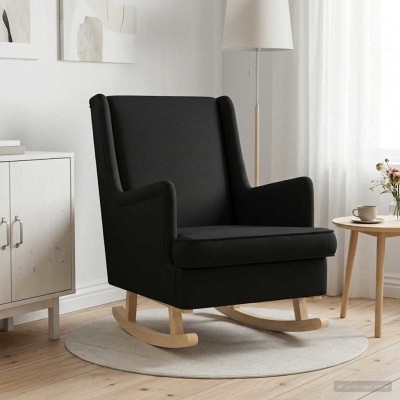 Swivel chair Black fabric...