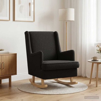 Rocking chair Black 62 x 80...
