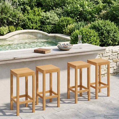 Bar stool 4 pcs. Natural...