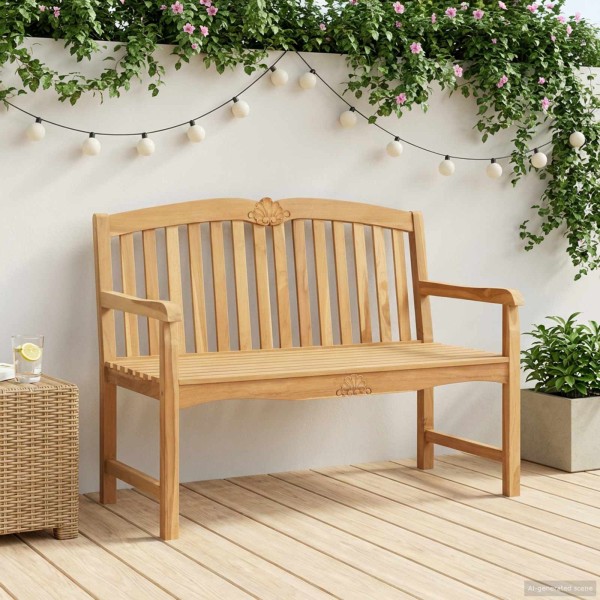 Handmade rose bench 114 x 60 x 95 cm Solid wood
