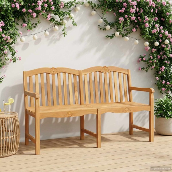 Handmade rose bench 150 x 60.5 x 95 cm Solid wood