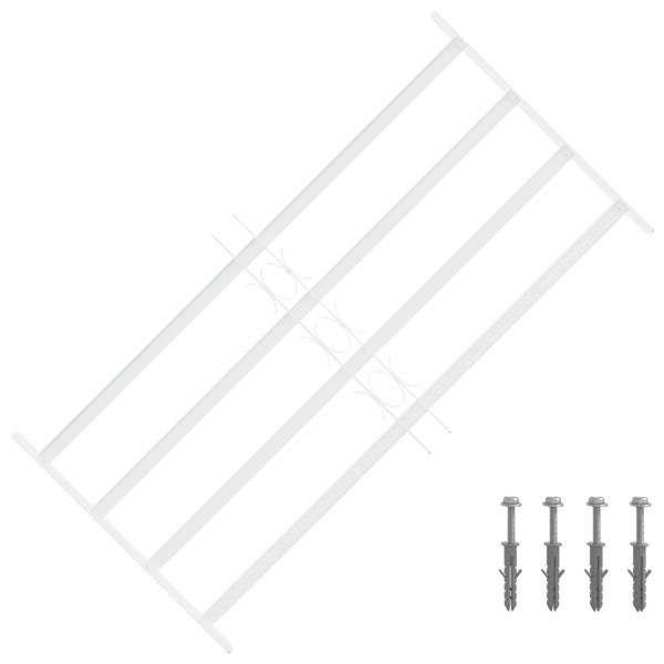 Safety grill for windows with 4 crosses 3 pcs. 63-114 cm