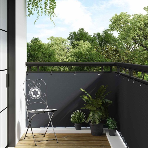 Balcony Screen with Holes Anthracite
