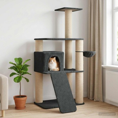 Cat tree with sisal scrub...