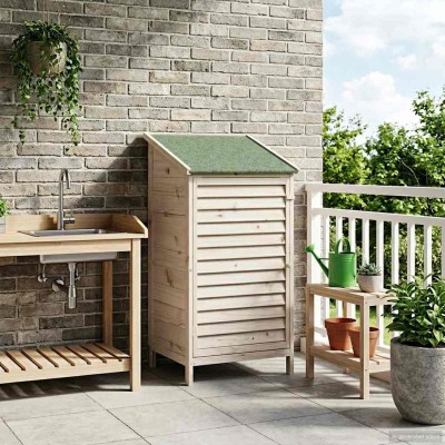Garden Storage White 59 x...