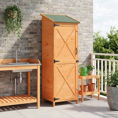 Garden Storage Brown 59.5 x...