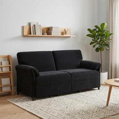 3-Vietis Sofa Juoda 198 x...