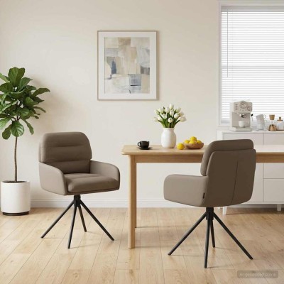 Swivel dining chairs 2 pcs....