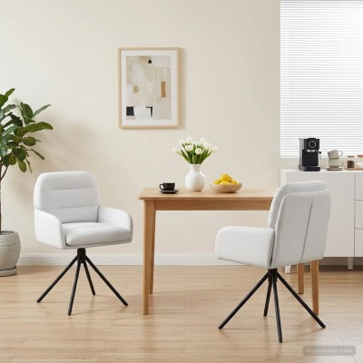 Swivel dining chairs 2 pcs....