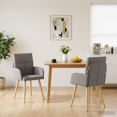 Dining chairs 2 pcs. Fabric...