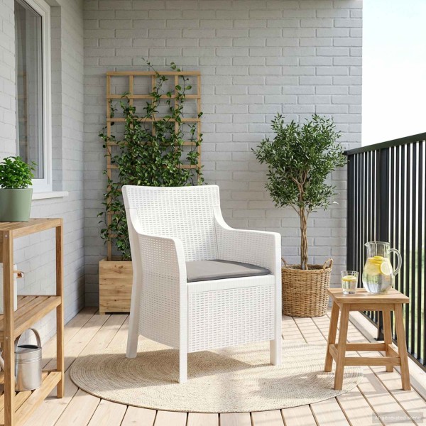 Armchair White PP