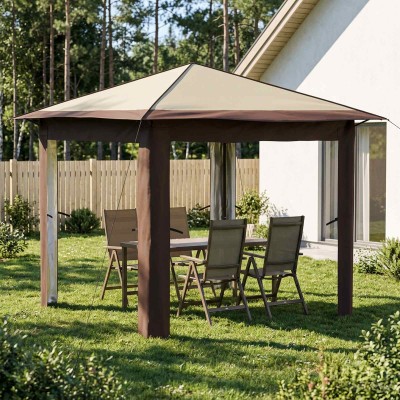 Pavilion without side wall...