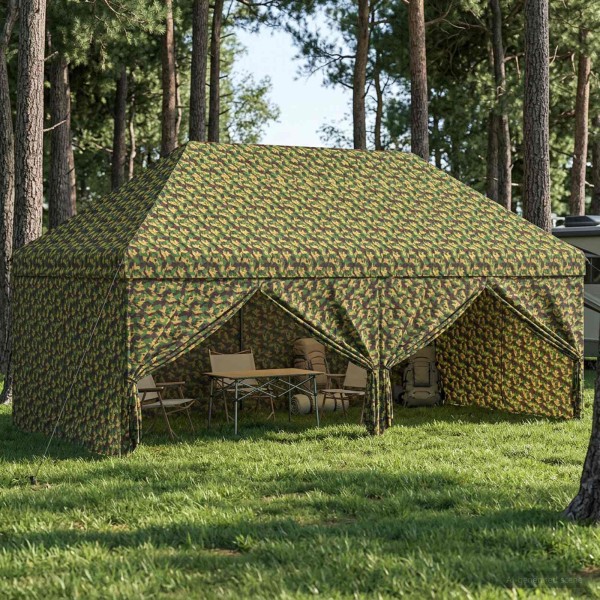 Canopy with 4 side walls 2.9 x 5.8 m