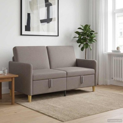 Sofa with storage Taupe 152...