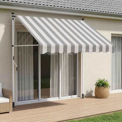 Manual folding awning...
