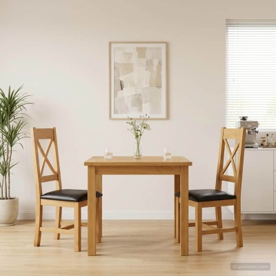 Dining chair 2 pcs. Solid...