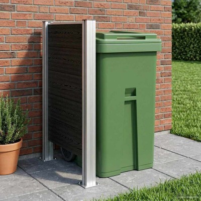 Waste container fence Gray...