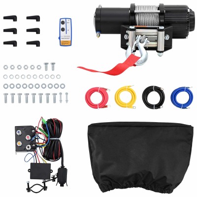 Electric winch PVC Black