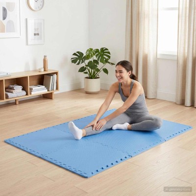 Floor Carpets 40 pcs. Blue...
